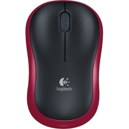 Мышь Logitech M185 Red, Wireless (910-002240)