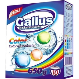 Стиральный порошок Gallus Color 650г(4251415300155)