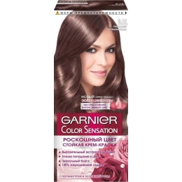 Стойкая питательная крем-краска для волос Garnier Color Sensation оттенок 6.12 сверкающий холодный мокко (3600541795860)