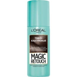 Тонирующий спрей для волос L'Oreal Paris Magic Retouch 75 мл Темно-каштановый (3600523193240)