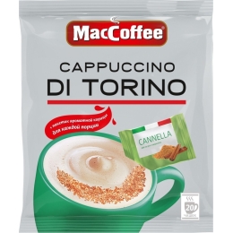 Кофе в стиках MacCoffee 3в1 Cappuccino di Torino Корица 25 г (8887290002257)