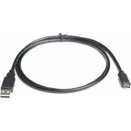 Кабель DeTech USB 2.0 AM-Type C Black 1м