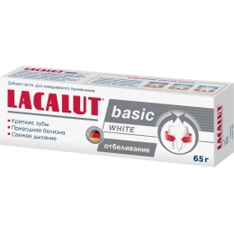 Зубная паста Lacalut Basic white, 65г