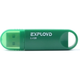 USB флэш-накопитель EXPLOYD 64GB-570 зелёный