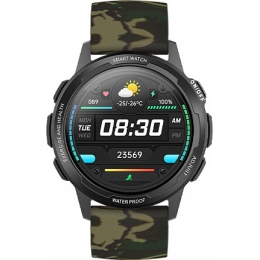 Смарт-часы BQ Watch 1.3 Black+Cammo Wristband