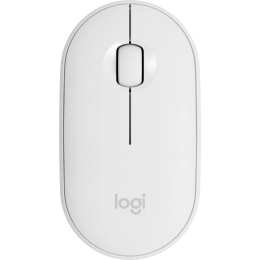 Мышь Беспроводная Logitech Wireless Mouse Pebble M350 White (910-005716)