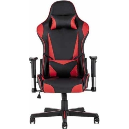Игровое кресло TopChairs Racer черно-красное с наклоном 180