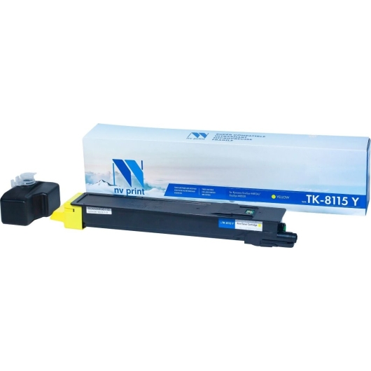 Картридж NVPrint совместимый NV-TK-8115 Yellow для Kyocera EcoSys-M8124/EcoSys-M8130 (6000k)