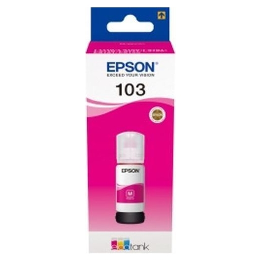 Чернила Epson 003M C13T00V398/C13T00S34A пурпурный (65мл) для Epson L3100/3110/3150