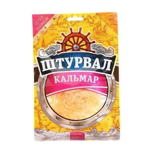 Кальмар солено-сушеный Штурвал, 60г