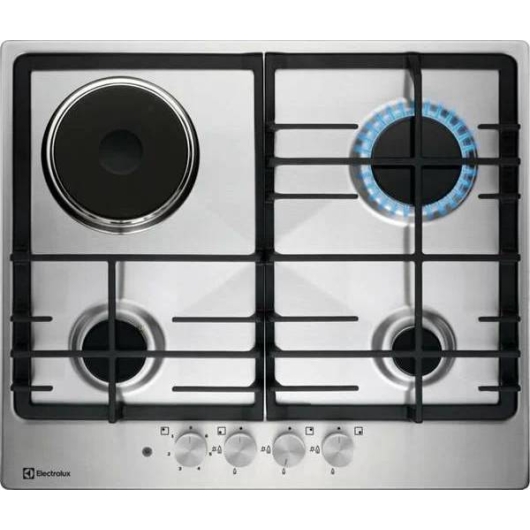 Газовая варочная поверхность Electrolux KGM64311X серебристый