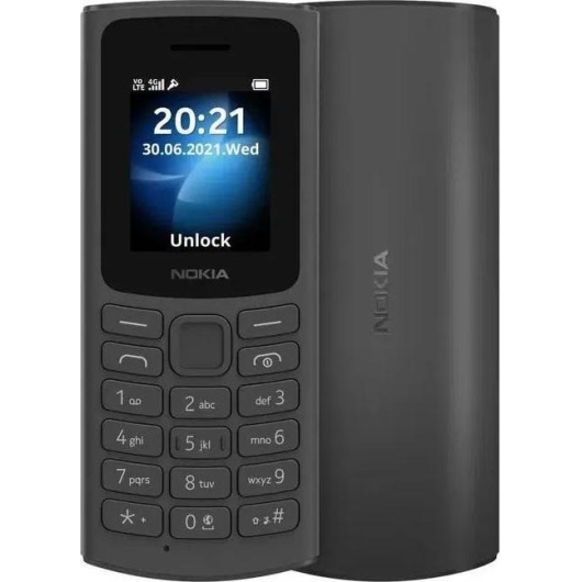 Мобильный телефон NOKIA 105 Dual SIM (charcoal) TA-1557