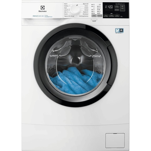 Суперузкая стиральная машина Electrolux PerfectCare 600 EW6SN406BI, с паром